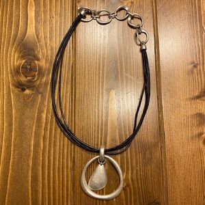 Authentic Premier Designs Leather Necklace
